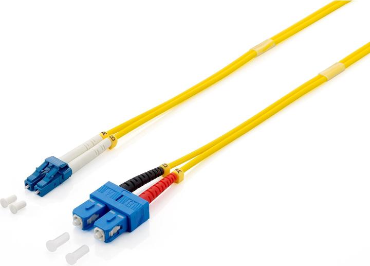 Produktbild equip LWL Patchkabel LC->SC Singlemode Duplex OS2 ge (CAT8.1, 2 m)