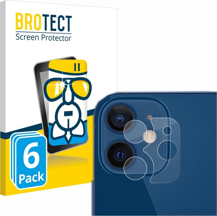 Productafbeelding BROTECT AirGlass Glas (6 Stuk, Apple iPhone 12)