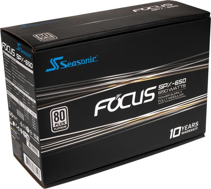 Actual product image Seasonic Focus SPX (2021) (650 W)
