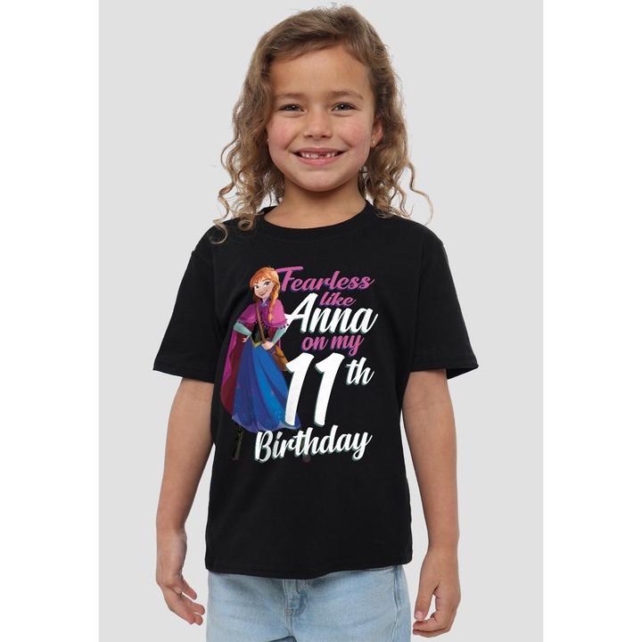 Immagine prodotto Disney Frozen Fearless Like Anna Maglietta 11 ° compleanno Bambini (128)