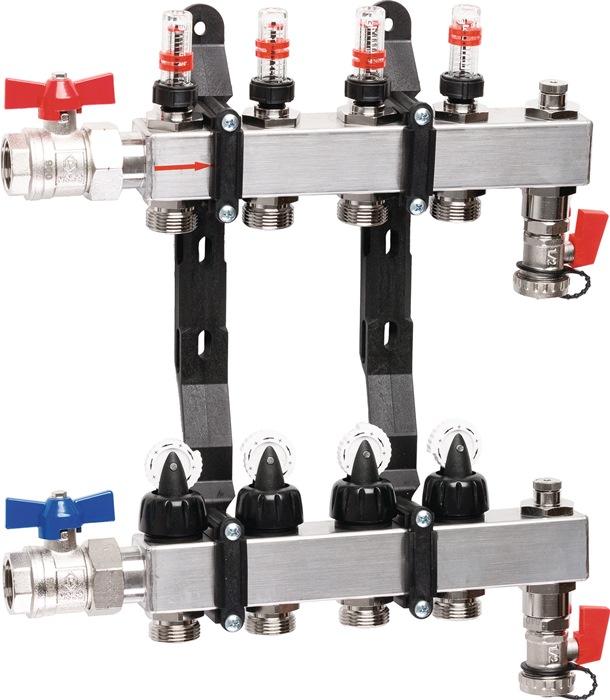 Produktbild Flamco delphisXpert Fussbodenheizungsverteiler