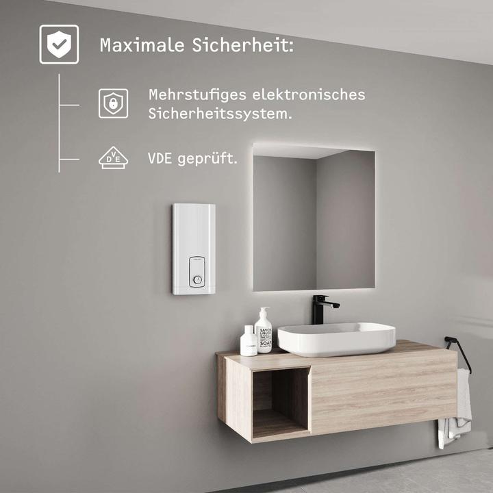 Actual product image Stiebel Eltron DHB 18/21/24 ST Trend Electronic instantaneous water heater, temperature accurate to the degree