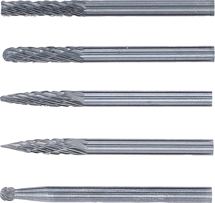 Produktbild BGS HSS-Fräser-Satz, extra kurz 5-tlg.