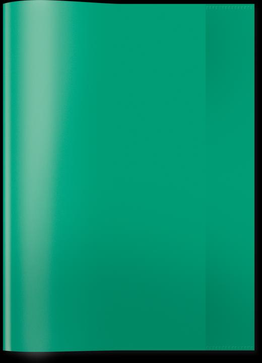 Image du produit Herma Protège-cahier PP A4 transparent/vert foncé (A4)
