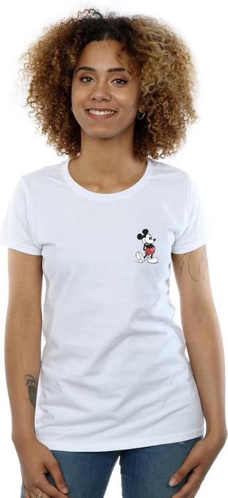 Immagine prodotto Disney Mickey Mouse Kickin Retro Chest Maglietta Donna (XXL)