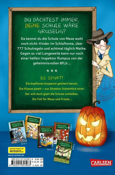 Produktbild Die unlangweiligste Schule der Welt 6: Geisterstunde (Sabrina J. Kirschner, Monika Parciak, Deutsch)