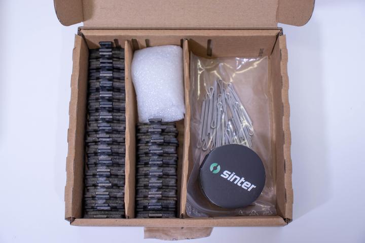 Actual product image Sinter organic, MTB standard, red, 25 pieces (Trick stuff, Hope, Organic (Resin))