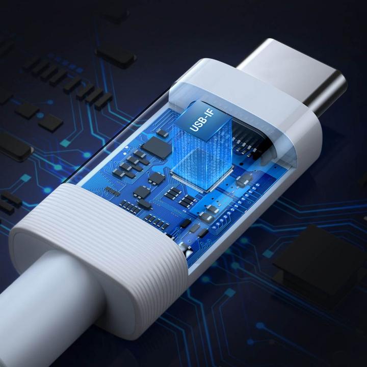 Produktbild Ugreen USB-C to USB-C USB4 Cable, 40Gbps, 0.8m (White)