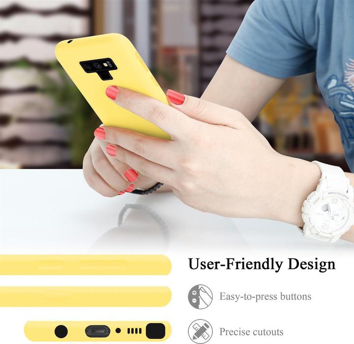 Actual product image Cadorabo TPU Liquid Silicone Case Cover (Samsung Galaxy Note 9)