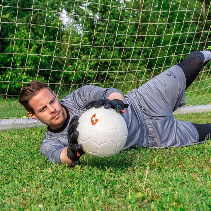 Actual product image Catch & Keep Goalkeeper Gloves Football Gloves Goalie Gloves Keeper Gloves (9)