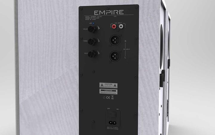 Actual product image Empire SPEAKER HS290 290W 80-20K HZ RCA XLR BALANCED WHITE (1 pcs., 290 W)