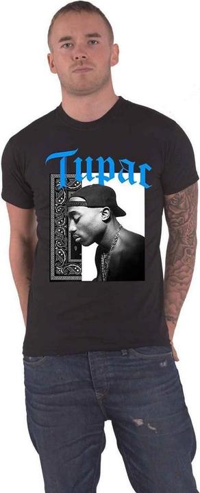 Actual product image Tupac Shakur Unisex Adult Only God Can Judge Me T-Shirt (M)