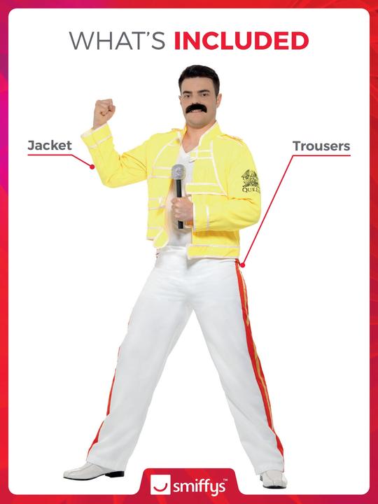 Actual product image Smiffys 80's Queen - Freddie (M)