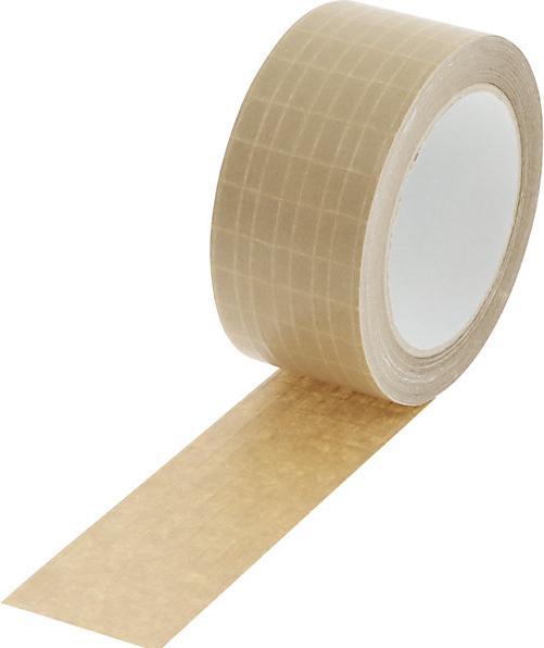 Actual product image kaiserkraft E-Commerce packaging tape, tape width 50 mm, diagonally reinforced, pack of 6 x (50 mm)