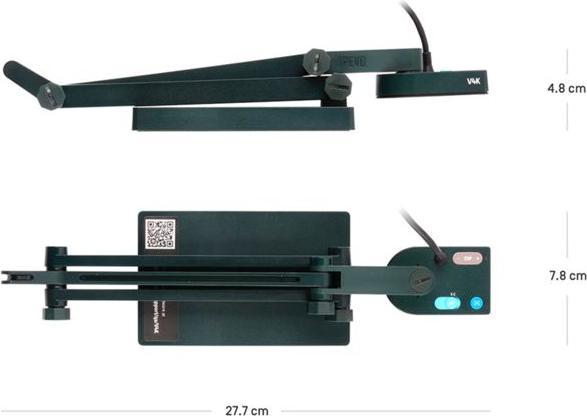 Actual product image Ipevo DOK V4K USB Ultra HD 8MP Micro (4K, 34.5 x 25.5 cm)