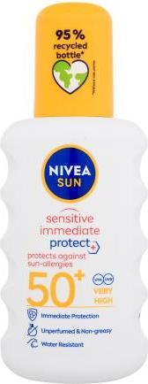 NIVEA Sensitive Protect Sun-Allergy (Sonnenspray, SPF 50, 200 ml, 150 g)