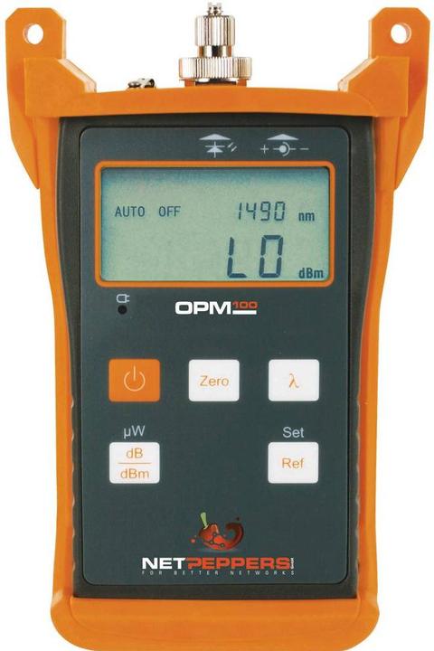 Actual product image Netpeppers Optical level meter for fiber links OPM100