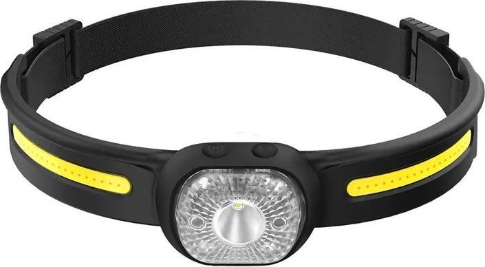 Actual product image Boruit GT20 Headlamp COB White Red - Light sensor - USB C charging - 600lm (600 lm)