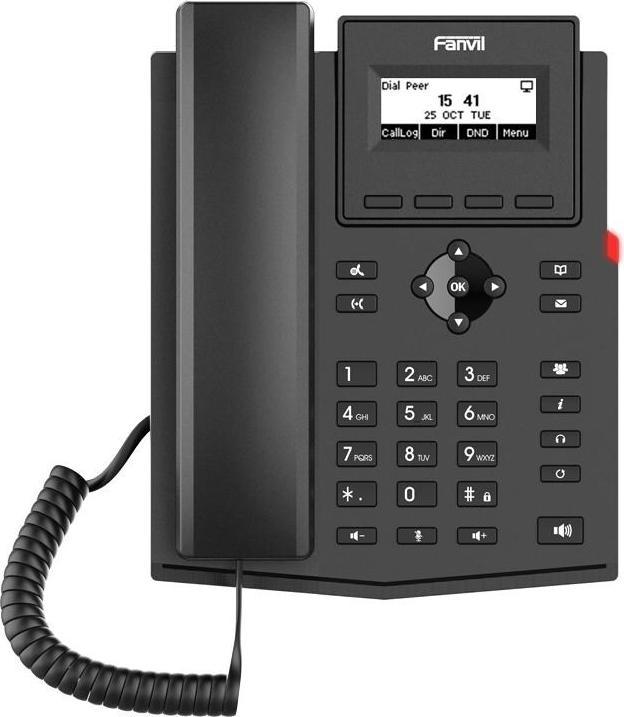 Actual product image Fanvil IP Phone X301G black