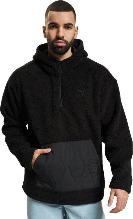 Actual product image Puma Classics Sherpa Fabric Mix FZ Hoodie (L)