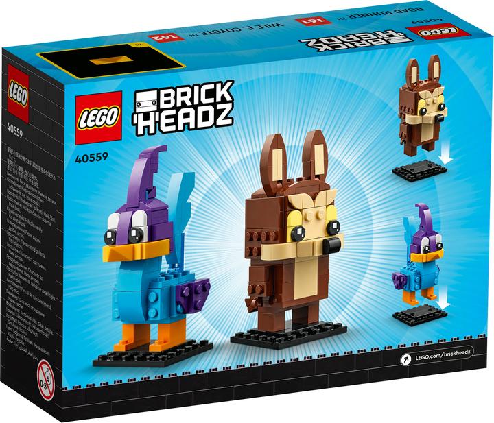 Immagine prodotto LEGO Road Runner e Wile E. Coyote (40559, LEGO Brickheadz)