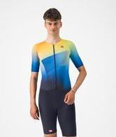 Bleu Belge, Multicolore Vivid Orange