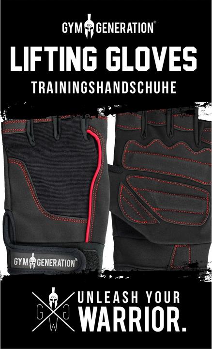 Image du produit Gym Generation Gants de fitness avec coussinets pour les mains (XL)