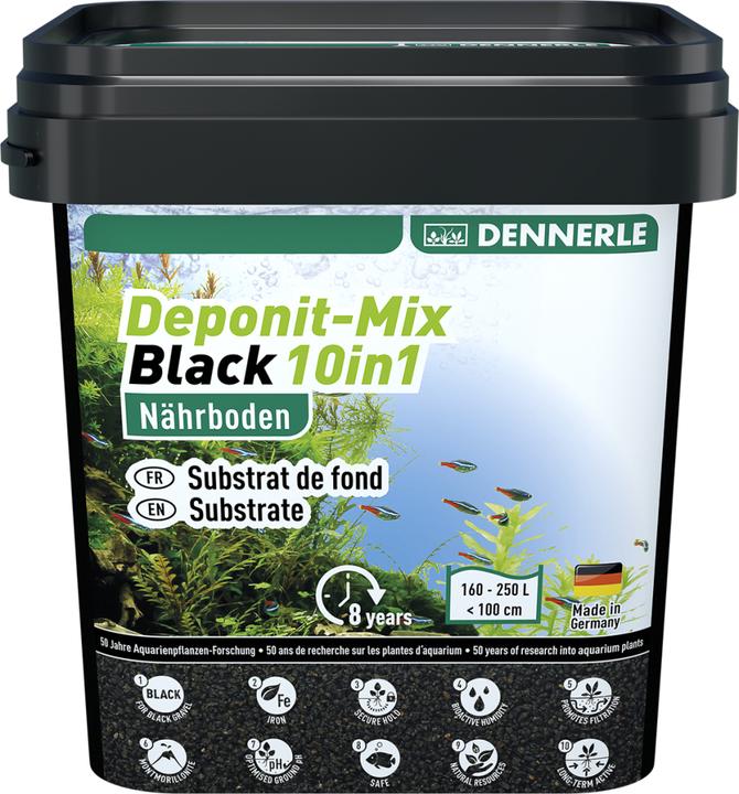 Actual product image Dennerle DeponitMix Black 10in1 (Aquarium plant care)