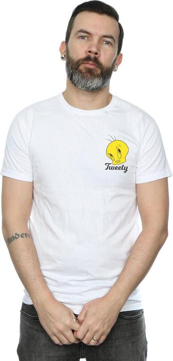 Immagine prodotto Looney Tunes Tweety Pie Head Maglietta Uomo (L)