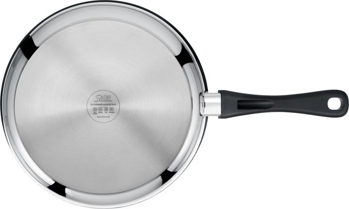Actual product image Silit Non-Stick Frying Pan Stainless Steel Frying Pan 28cm Domus Induction Coated (28 cm, Frying pan, Stainless steel)
