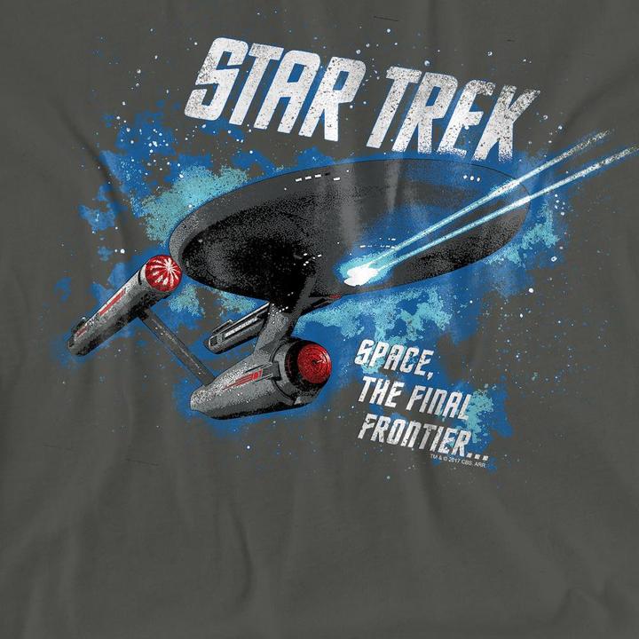 Actual product image Unisex Adult The Final Frontier T-Shirt (S)