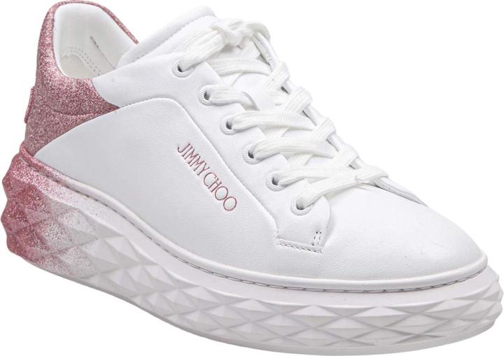 Produktbild Jimmy Choo white leather sneakers with glitter degrade (40)