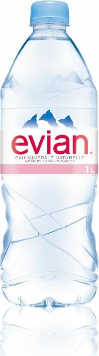Actual product image Evian Mineral water (6 x 100 cl)