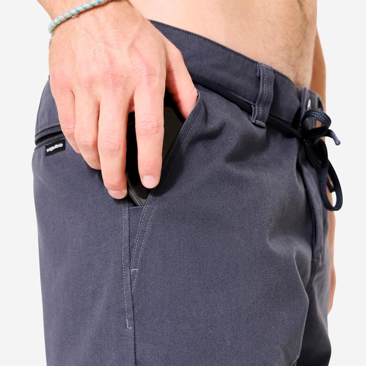 Actual product image Oxelo Hose Chino Skateboarding - CN500 Heavy grau (XL)