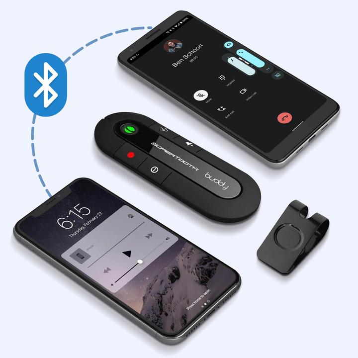 Actual product image Supertooth Buddy portable Bluetooth HFCK integr. battery