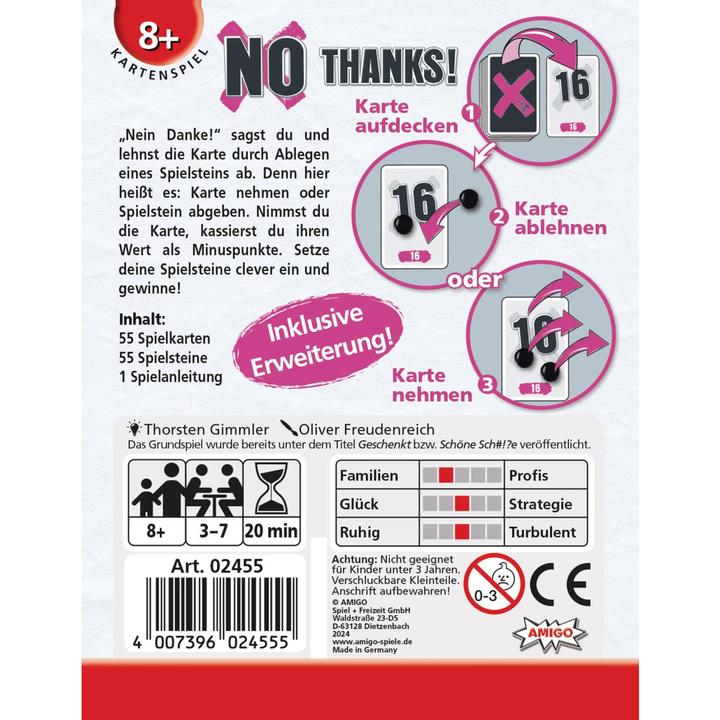 Produktbild Amigo No Thanks, d (Deutsch)