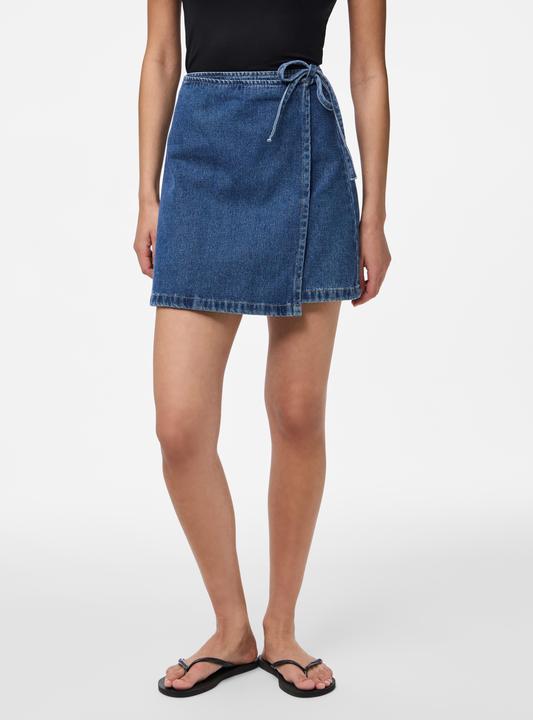 Produktbild Pieces PCFIBBO HW WICKEL JEANS Minirock (L)