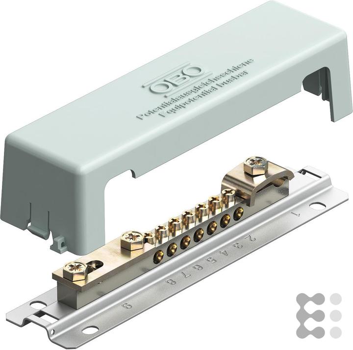 Actual product image OBO Bettermann Potential equalization rail