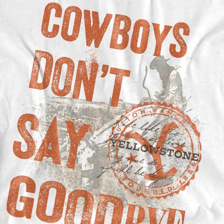 Produktbild Yellowstone Cowboys Don't Say Goodbye TShirt (L)