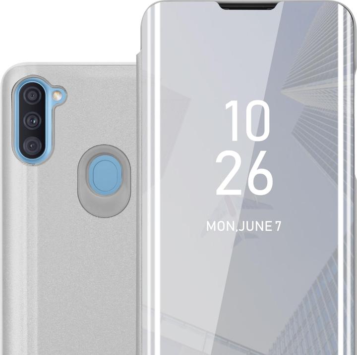 Actual product image Cadorabo Book Smart View Mirror Cover (Samsung Galaxy M11, Samsung Galaxy A11)