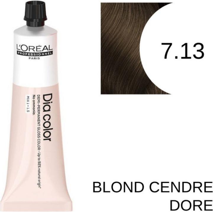 Actual product image L'Oréal Paris Loreal DIA Colour 7.13 Medium Blonde Ash Gold 60 ml (7.13 Golden ash blonde)