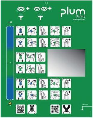 Image du produit Plum Support mural pour lavage oculaire (Accessoires pour trousse de secours)