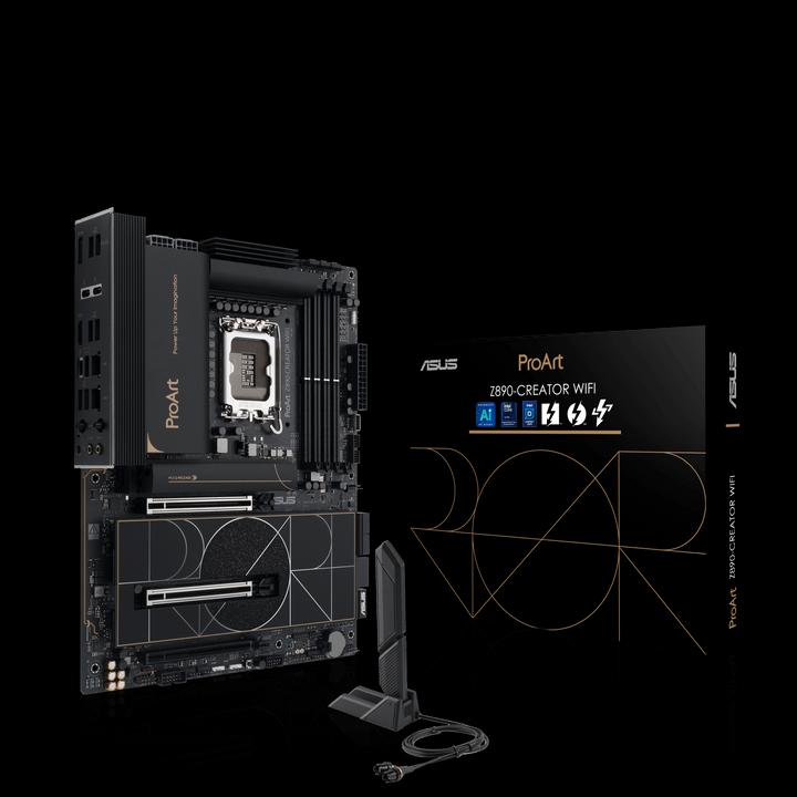 Produktbild ASUS MB PROART Z890-CREATOR WIFI (Intel,LGA1851,DDR5,ATX) (LGA 1851, Intel Z890, ATX)