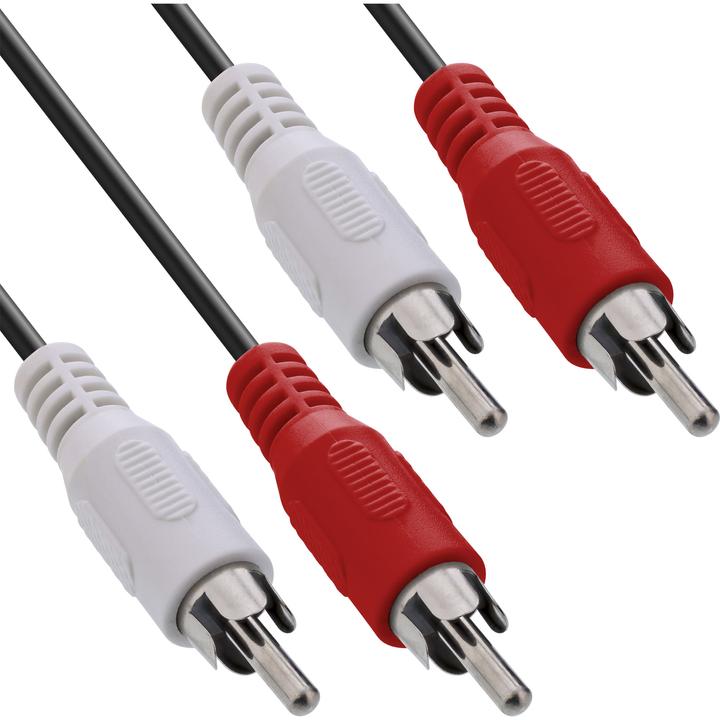 Produktbild InLine 2x RCA – 2x RCA (5 m, Cinch)