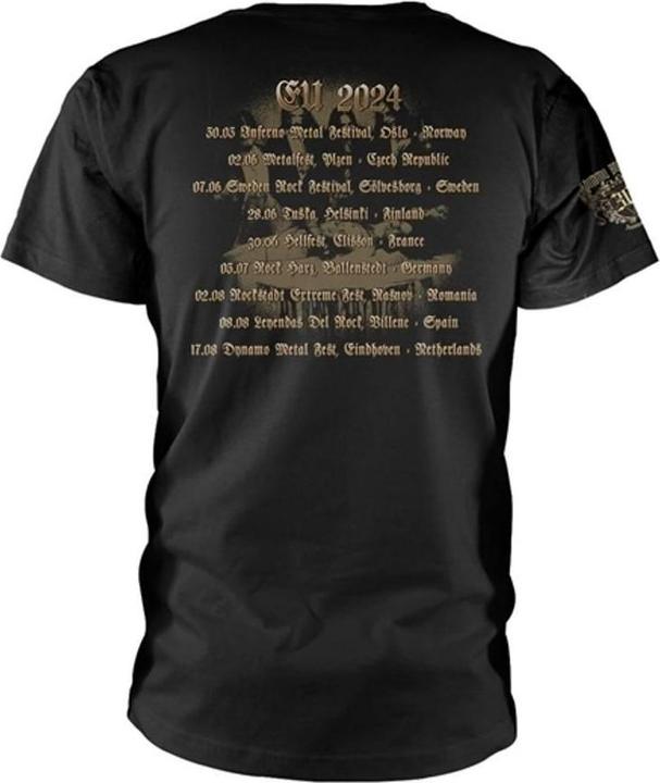 Actual product image Dimmu Borgir Unisex Adult Spiritual Black Dimensions Tour 2024 T-Shirt (S)