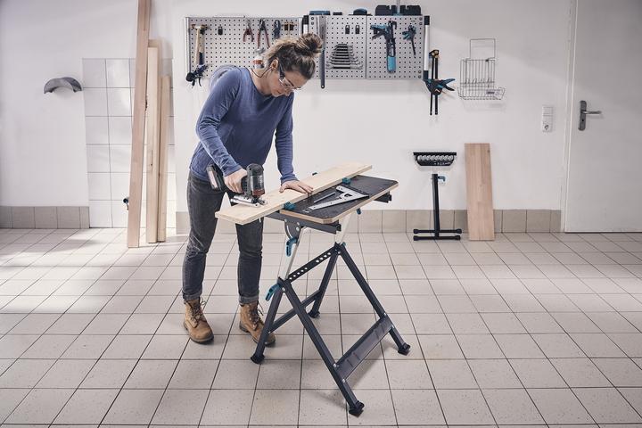 Produktbild wolfcraft Spann- und Arbeitstisch MASTER 650 ERGO (65 cm, 72 cm)