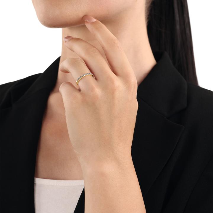 Image du produit Amor Ringe für Damen, Gold 375, Zirkonia synth. (52, 375/9 K)