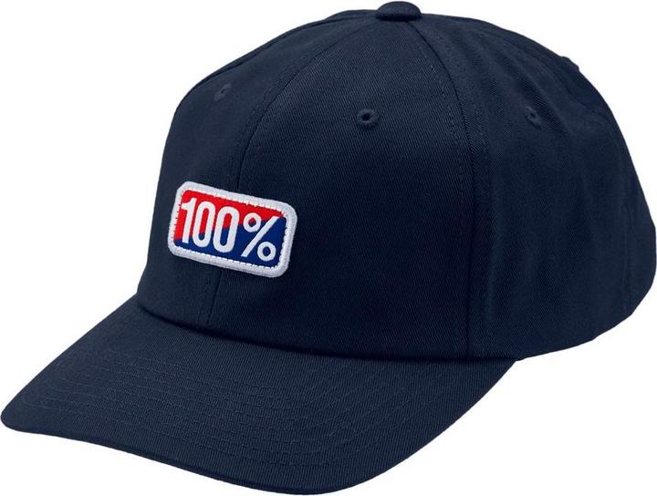 Actual product image 100% CASUAL Select Dad Hat Navy OSFM Cap, Black, Standard, Unisex, Adult