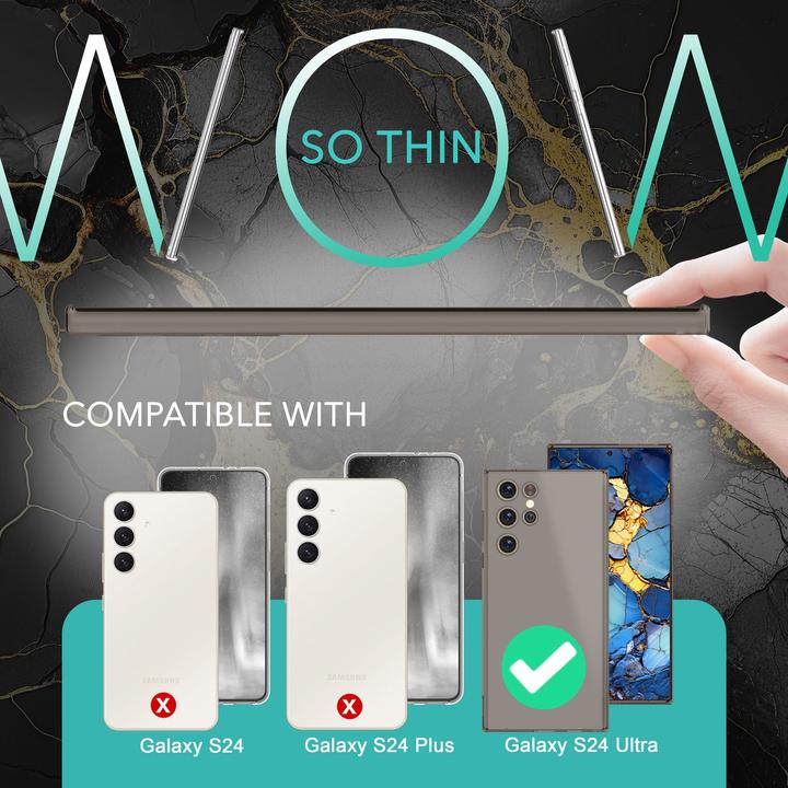 Produktbild Nalia Extrem Dünnes 0,3mm Mattes Hardcase (Samsung Galaxy S24 Ultra)