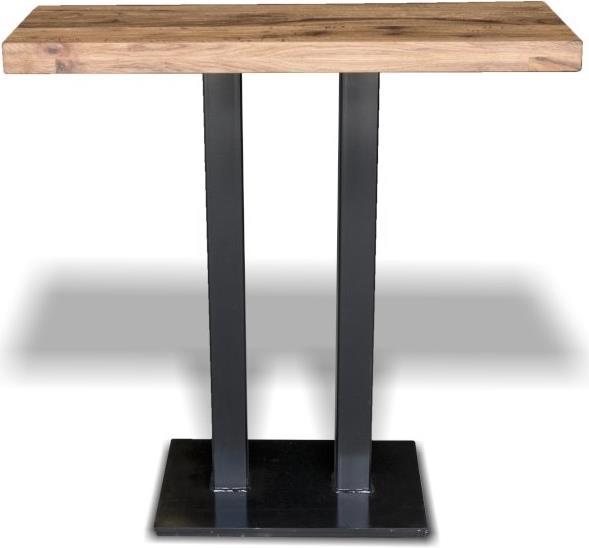 Produktbild zz_ArchivedByPCD_Mutoni wood Bartisch Ajax schwarz - Wildeiche rustikal